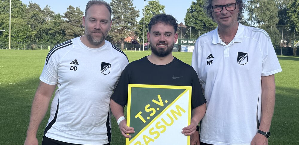 Evgeny Plujnikov verstärkt die 1. Herren des TSV Bassum